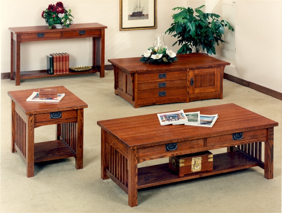 Trend Manor Mission Cherry Occasional 1001MC True Mission End Table